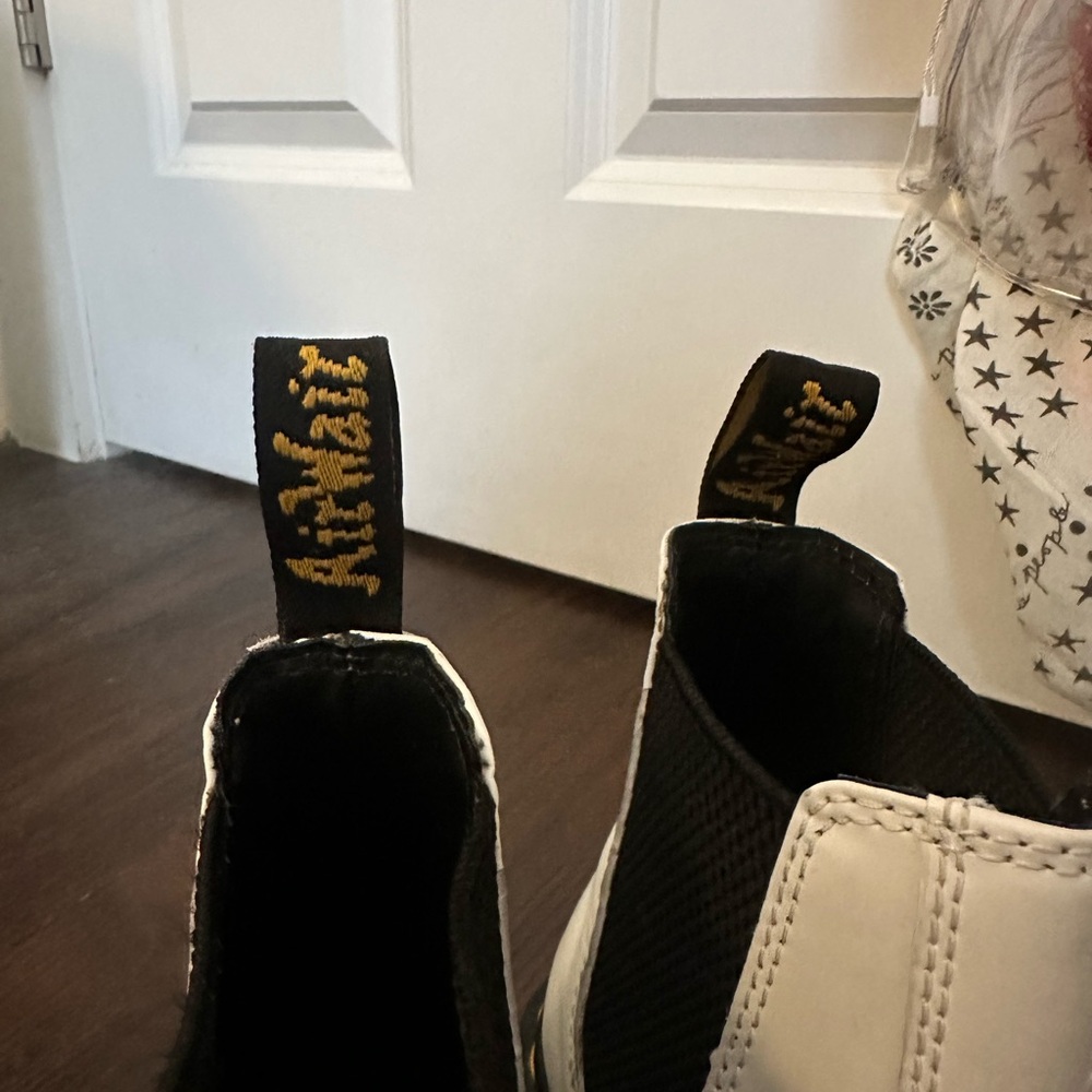 White platform Doc Martens - Picture 3 of 5